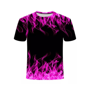 2025 Camiseta de cuello redondo para hombre Streetwear Inspirado Sublimación Impreso Estilo Atlético Poliéster/Material de algodón - Product Image 3