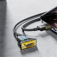 Adaptador Convertidor Serial DB9 Macho a Macho DTECH, Cable Serial USB 2.0 a RS232, 0.5m 1.5m 3m