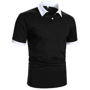Polos de Golf informales para hombre de algodón 100% de la mejor calidad, Camiseta con cuello Simple y logotipo personalizado, tela de punto con logotipo sólido Atlético estampado - Product Image 3