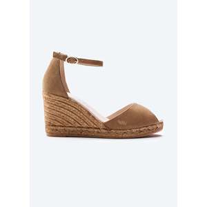 Sandali con zeppa in pelle scamosciata - Product Image 1