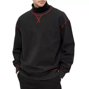 Male Sweat Shirt With Crew Neck Hot Design OEM Custom Made Men Cotton <b>Plain</b> <b>Sweatshirt</b> With Long Sleeve - Product Image 1