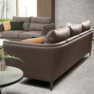Sofá Cuadrado de 2 Plazas 'Gran Comfort' de Bretagne Premium, Estilo Rústico y de Lujo Ligero, Tapizado y Extensible - Product Image 4