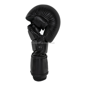 ถุงมือฝึกซ้อมหนัง PU แบบกำหนดเองสำหรับมืออาชีพ สำหรับชกมวย MMA UFC ยิงปืน ซ้อมต่อย ปิดด้วยแถบตีนตุ๊กแก - Product Image 4