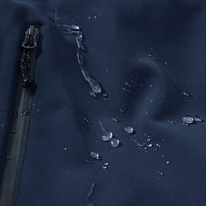 Veste Softshell Homme de Qualité Supérieure Coupe-Vent Imperméable en Polyester Col Montant Matière Toile Respirante - Product Image 6