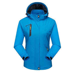 Gran oferta de chaquetas Softshell impermeables para mujer, chaqueta Softshell de poliéster duradero para exteriores y ropa informal transpirable - Product Image 1