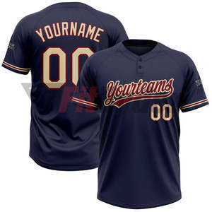 2024 personalizado impreso o bordado logo malla béisbol/Softball Jersey secado rápido transpirable mejor diseño softbol jerseys - Product Image 1