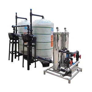 10m3/hour Manganese sand filter Reduce the total iron and manganese manganese from well water with uv