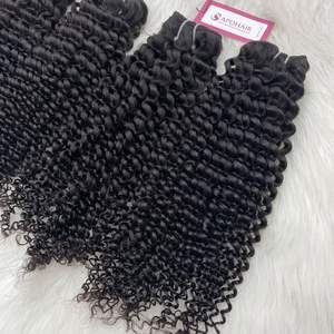 เครื่องต่อผมมนุษย์ผมหยิกแบบหลวมเกรด4C เรมี่ธรรมชาติสีดำเวียดนาม - Product Image 6