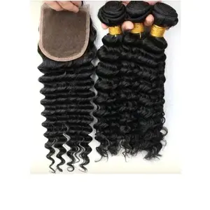 20 INCH INDIAN NATURAL CURLY HUMAN HAIR RAW UNPROCESSED HAIR WEAVE WEFT LONG LENGTH AVAILABLE READY TO SHIP Genius Quality Hair