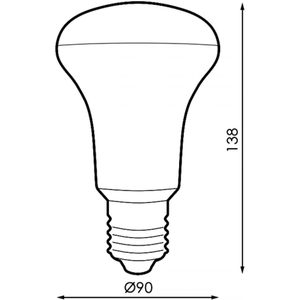 LEDUNI 15W R90 E27 lampadina a LED 13500Lm 30,000H bianco caldo freddo bianco Ccc certificata AC alimentatore B22 E40 Base luce a Chip LED - Product Image 3