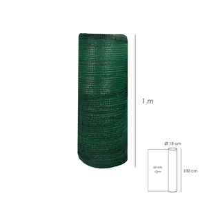 Rete Ombreggiante Verde Chiaro, Rotolo da 1,0 Metri, 50 Metri - Product Image 2