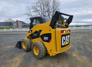 Livraison gratuite CATERPILLAR 262C Chargeuse sur pneus à chenilles EROPS, cabine avec chauffage et climatisation. 2 vitesses. Accouplement rapide. Hydraulique auxiliaire - Product Image 3