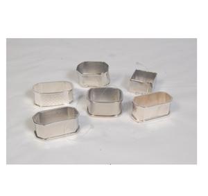 Porte-serviettes en laiton nickelé anneaux décoration de table accessoires de cuisine fournisseur d'anneau de serviette gravé de l'Inde - Product Image 6