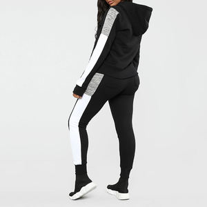 Conjunto de Sudadera con Capucha y Pantalones Ajustados de Alta Calidad, Ligeros, Elegantes, Anti-Pilling, 100% Algodón, Mangas Largas, Chándal - Product Image 3