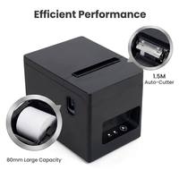 Penjualan Langsung Pabrik Feiyu Printer Thermal Mini 80mm yang Dapat Disesuaikan, Pemotong Struk USB POS Tanpa Tinta, Stok Tersedia, Garansi 1 Tahun
