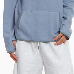 Sweat à capuche en tissu respirant pour hommes, service OEM, haute qualité pour les acheteurs en gros / prix avantageux avec logo personnalisé, vêtements décontractés - Product Image 4