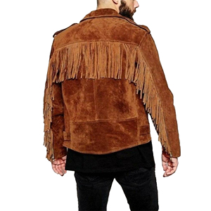 New Design Comfortable Best Selling Men's Fashion Leather <b>Jacket</b> Fringe <b>Jacket</b> <b>Western</b> <b>Jacket</b> for Winter Fall Summer Fully Lined - Product Image 3
