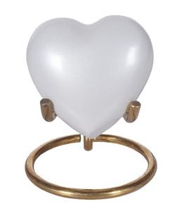 Urne funéraire en métal en forme de cœur pour cendres humaines, urne commémorative décorative pour cendres, petite urne religieuse pour cendres - Product Image 5