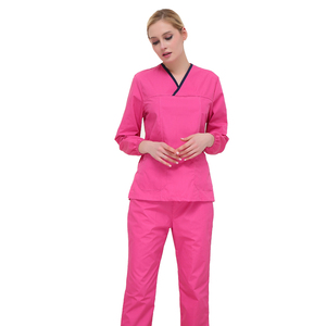 Traje de enfermera corto Sve para mujer, uniformes médicos al por mayor hechos de Spandex para verano, uniformes de hospital - Product Image 5