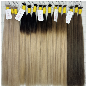Vente en gros d'extensions de cheveux humains vierges vietnamiennes 100% droites en vrac 10-30 pouces 1kg vendeurs de Michair - Product Image 5