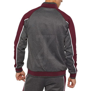 Ensemble de survêtement décontracté pour homme au design classique, deux pièces avec veste et pantalon assortis, adapté à un usage quotidien - Product Image 6