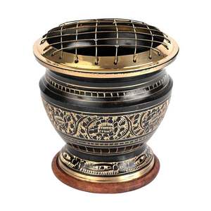 Personalized Antique <b>Incense</b> Burner with Handle Prayers Decorative Household Indoor <b>Sandalwood</b> <b>Incense</b> Burner for Air Freshener - Product Image 5