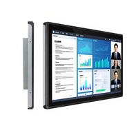 Nouvel écran tactile capacitif de 65 pouces, tablette PC étanche, Android/Windows 10, tout-en-un, montage mural, résolution 4K, pour les entreprises