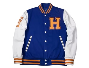 <b>Plus</b> <b>Size</b> Men's Varsity <b>Jacket</b> Custom Logo Embroidery Wool/Polyester Casual Winter <b>Jacket</b> Wholesale - Product Image 2