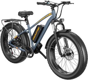 Bicicleta Eléctrica de Alta Calidad para Adultos, Motor de 1500W de Potencia Máxima, 30 MPH, 60 Millas de Autonomía, Neumáticos Anchos, Batería Extraíble de 48V 18.2Ah, 26 Pulgadas - Product Image 3