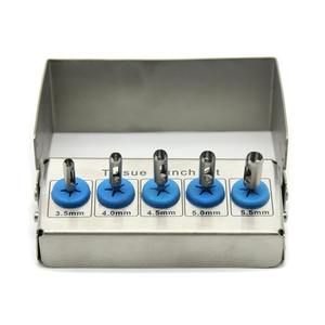 5ชิ้นอุปกรณ์เจาะเยื่อไม้ทรีฟีนเครื่องมือปลูกอุปกรณ์สำหรับทันตกรรมชุดทันตกรรมอุปกรณ์ผ่าตัด - Product Image 5