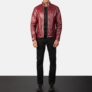 2025 usine directe meilleure vente hommes en cuir véritable veste d'hiver de haute qualité tissu Logo personnalisé imperméable respirant nouveau - Product Image 3