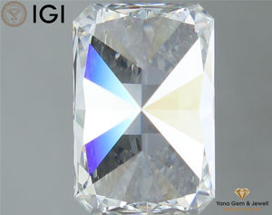 3,00 CT forma radiante 10,51 MM laboratorio cultivado CVD diamante G Color VVS2 Diamante Suelto con IGI certificado para colgante único - Product Image 4