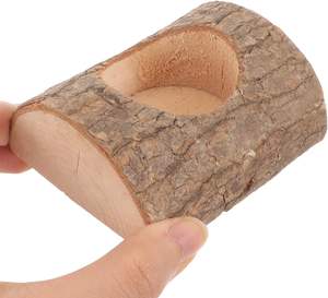 2pcs <b>Wooden</b> Tealight Candle Holder Stump <b>Wooden</b> Votive Candle Holder Pillar <b>Candlestick</b> for Wedding Centerpiece Table Wedding - Product Image 6