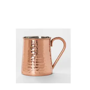 100% đồng Moscow Mule Mug búa Moscow Mule Mug cho cà phê drinkware Sử dụng bán buôn sản xuất từ Ấn Độ