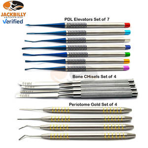 Kit de chirurgie implantaire dentaire en acier inoxydable de qualité supérieure avec applicateur de membrane champignon, porte-graft osseux et instruments de lifting du sinus - Product Image 4