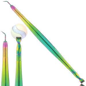 Rehausseur de cils en acier inoxydable noir mat de qualité supérieure, logo personnalisé, outil de beauté réutilisable, outils de rehaussement de cils noir mat de luxe - Product Image 1