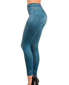 Jeans Slim Leggings pour femmes jegging sans couture chaud brossé à l'intérieur extensible élastique flexible - Product Image 3