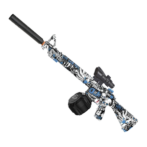 Jouet de tir automatique M249, pistolet à hydrogel haute capacité avec mode de tir en rafale, batterie rechargeable, fabriqué en plastique, métal et PC - Product Image 3