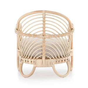 Vente en gros de chaise en rotin naturel pour la décoration de la maison chaise de détente en rotin fait main fabriquée au Vietnam - Product Image 4