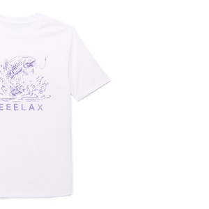 Customized Men's White Short Sleeve <b>T</b>-<b>Shirt</b> With <b>Fish</b> Print O-Neck Casual Regular Fit 100% Cotton Jersey Breathable - Product Image 6