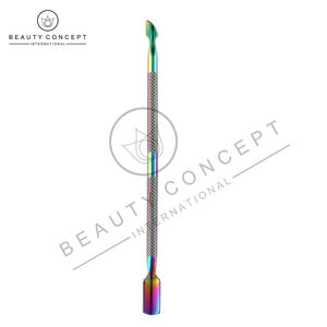 Meilleur fournisseur OEM Instruments de beauté personnalisables Pousse-cuticules d'ongles de salon durable avec impression de logo - Product Image 3