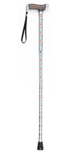 Bâton de marche pliable lumineux à 5 sections avec poignée en silicone et embout en caoutchouc souple OEM pour l'alpinisme et les activités de plein air - Product Image 4