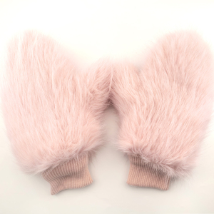 Shorts en fausse fourrure de renard luxueux, écologiques, coupe-vent, fourrure sur le dessus, pour garder au chaud - Product Image 2