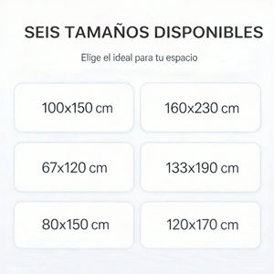 Alfombra de Polipropileno Duradera y Ligera, Diseño Geométrico, Hecha a Máquina, para Interiores/Exteriores, Patio, Balcón, Sala de Estar, Fácil de Limpiar, Pelo Corto - Product Image 4