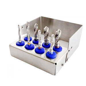 Juego de 4 Piezas de Brocas Trepanadoras para Implantes Dentales, Certificación CE, Cumple con MOL, Instrumentos Manuales de Acero Inoxidable con Expansor de Hueso - Product Image 1