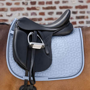 แผ่นอานม้าดูดซับแรงกระแทกสำหรับม้าที่มีโฟมความหนาแน่นสูงและแผ่นรองอานม้าตาข่ายระบายอากาศได้ดีมีสไตล์พร้อมตัวเลือกสี - Product Image 2