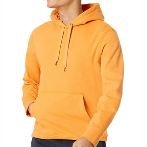Solid <b>orange</b> color 2026 latest design <b>men</b> outdoor wear <b>men</b> <b>hoodies</b> with custom logo and design hot sale product - Product Image 6