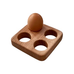 Premium Wooden <b>Egg</b> Tray Organizer Custom Logo Food <b>Storage</b> Rack OEM Vietnam Factory - Product Image 2