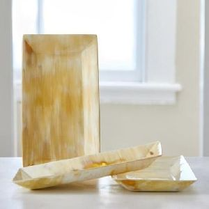 ถาดเสิร์ฟพร้อมเขาวัววัว/วัว/ฮอร์นแบบปรับแต่งได้ถาดโลโก้เขาควายแท้สำหรับสถานรับเลี้ยงเด็กในโอกาสที่ได้รับความนิยม - Product Image 2