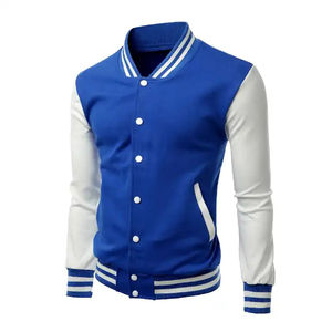 Logotipo personalizado bordado Varisty chaqueta diseñador botón béisbol bombardero hombres Varsity chaquetas para hombres invierno motocicleta chaqueta - Product Image 3